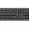 Hama WKM-200 tastatūra Iekļauta pele Mājas/Birojs RF Bezvadu QWERTZ Vācu Melna