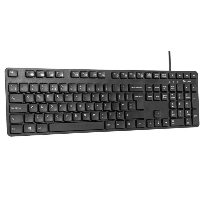 Targus AKM622UK tastatūra ar peli Universāla USB QWERTY UK angļu melna