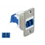Keystone modulis DELOCK 91096, plakana konstrukcija, RJ45 saderīgs ieliktnis