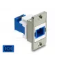 Keystone modulis DELOCK 91106 plakana konstrukcija, zils/sudraba/balt