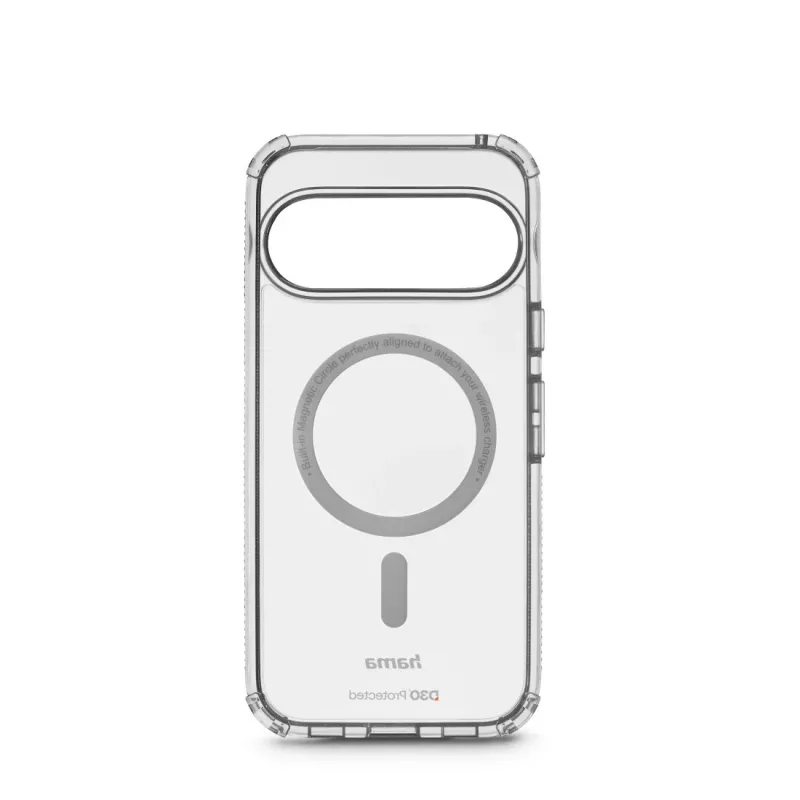 Mobilo tālruņu vāciņš HAMA Extreme Protect Google Pixel 10 / 10 Pro, caurspīdīgs, piemērots līdz 16 cm (6,3 collas)