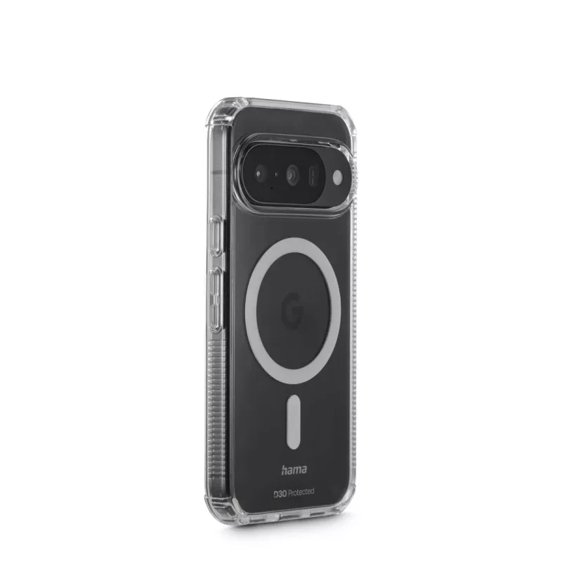 Mobilo tālruņu vāciņš HAMA Extreme Protect Google Pixel 10 / 10 Pro, caurspīdīgs, piemērots līdz 16 cm (6,3 collas)