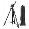 HAMA Delta Duo 170 statīvs — 3 kājas, maks. augstums 170 cm, min 62 cm, slodze 4 kg, svars 1,85 kg, melns