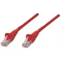 Intellinet tīkla ielāpu vads, Cat5e, 1 m, sarkans, CCA, U/UTP, PVC, RJ45, apzeltīti kontakti, neaizķerams, ar uzmavu, mūža garantija