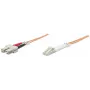 Intellinet optiskās šķiedras komutācijas kabelis, OM2, LC/SC, 5 m, oranžs, duplekss, daudzmodu, 50/125 µm, LSZH, šķiedra, mūža garantija