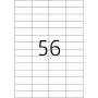 HERMA Premium uzlīmes A4 52,5x21,2 mm balts papīrs matēts 11200 gab.