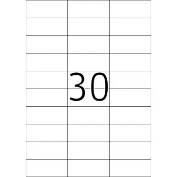 HERMA Premium A4 uzlīmes 70x29.7 mm balts papīrs matēts 6000 gab.