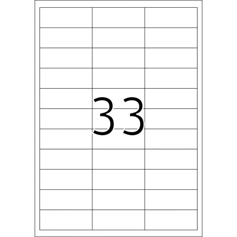 Pašlīmējošās printera etiķetes HERMA Labels Premium A4 66x25,4 mm