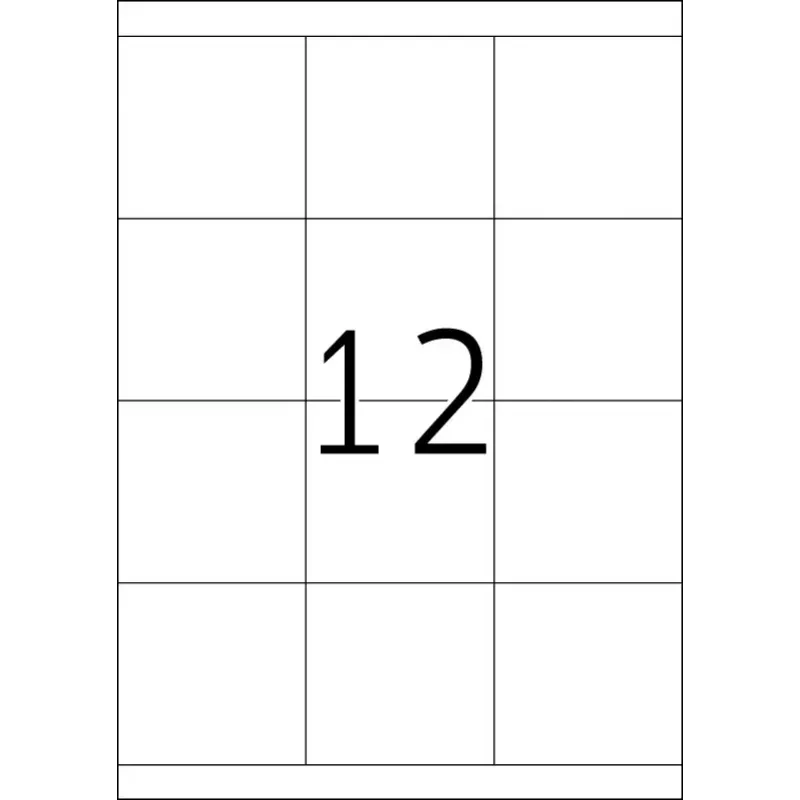 Pašlīmējošās printera etiķetes HERMA Labels Premium A4 70x67.7 mm