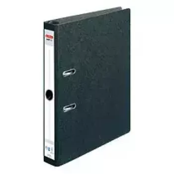 Gredzenu mape Herlitz 10842292 A4 melna