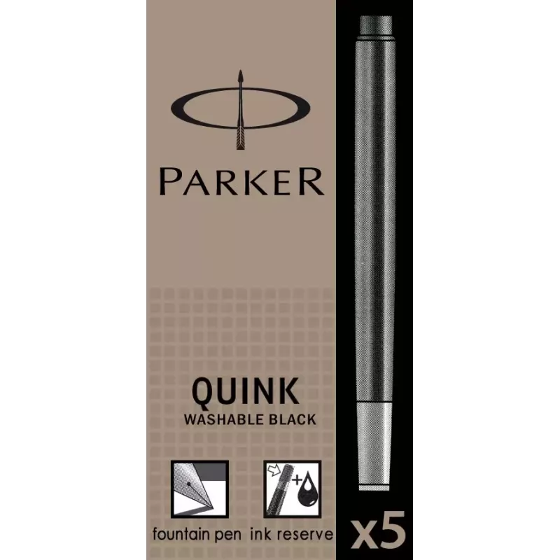 Parker Cartus Melns 5 gab.