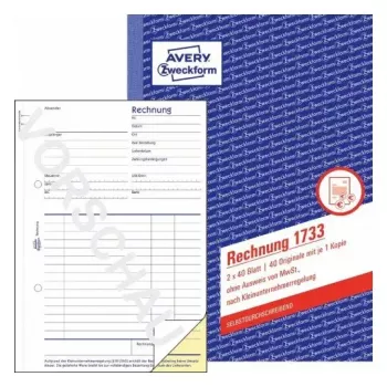 Avery 1733 biznesa veidlapa