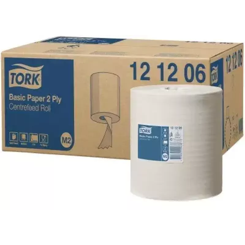 Papīra dvieļi Tork 121206 Balti 160 m