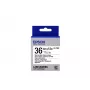 Epson Label Cartridge Magnetic LK-7WB2 Melns/balta 36mm (1.5m)