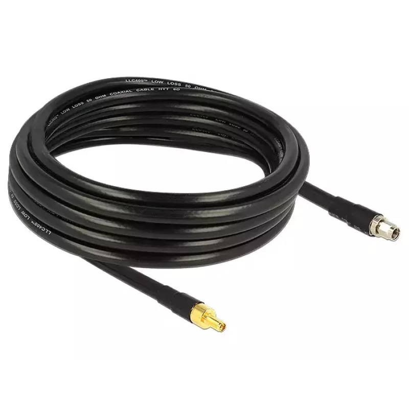 DeLOCK koaksiālais kabelis 5m RP-SMA/RP-SMA