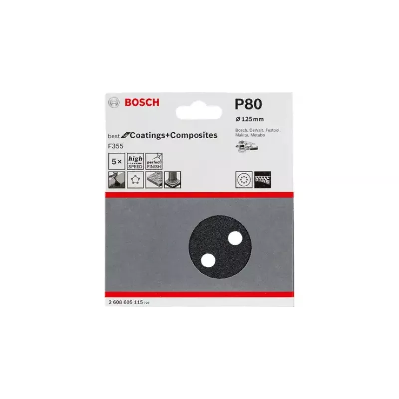 Slīpēšanas diski Bosch F355 Best for Coatings and Composites
