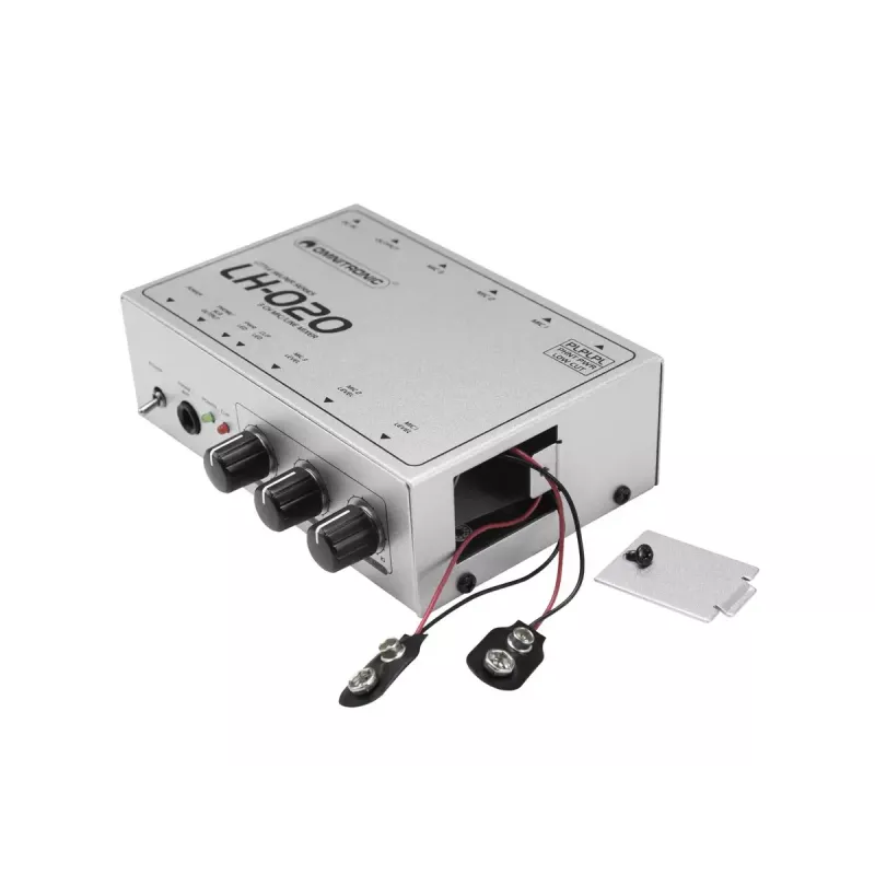Audio mikseris Omnitronic 10355020 3 kanāli 25 - 16000 Hz Balts