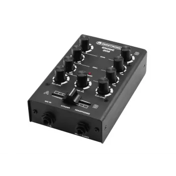 Mikseris Omnitronic GNOME-202 2 kanāli 20 - 20000 Hz melns