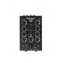 Mikseris Omnitronic GNOME-202 2 kanāli 20 - 20000 Hz melns