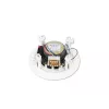 Full range loudspeaker Omnitronic 80710210 balta Wired 5 W