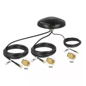 Satelīta antena DELOCK Navilock 12457 28 dBi pastiprinājums 14.4 cm diametrs