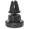 Manhattan Magnetic Car Air-Vent Phone Mount, Adjustable Clip-on, Quick Attach and Release, Non-Skid Pad, Melns, Lifetime Warranty