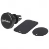 Manhattan Magnetic Car Air-Vent Phone Mount, Adjustable Clip-on, Quick Attach and Release, Non-Skid Pad, Melns, Lifetime Warranty