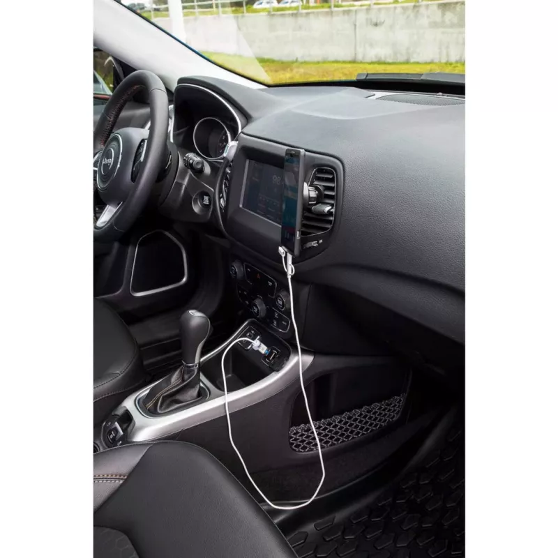 Manhattan Magnetic Car Air-Vent Phone Mount, Adjustable Clip-on, Quick Attach and Release, Non-Skid Pad, Melns, Lifetime Warranty