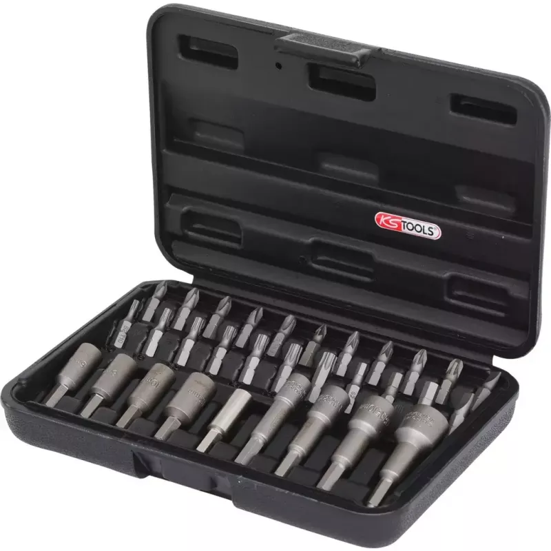 KS Tools 1/4" CLASSIC uzgaļu un skrūvēšanas instrumentu komplekts, 31 gab., 122.2100