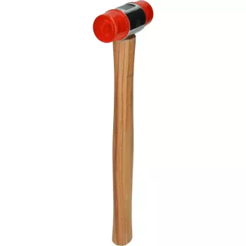 Āmurs KS Tools 140.5202 ar plastmasas galvu un koka rokturi, 30 cm, 350 g