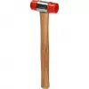 Āmurs KS Tools 140.5202 ar plastmasas galvu un koka rokturi, 30 cm, 350 g