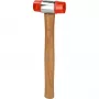 Āmurs KS Tools 140.5202 ar plastmasas galvu un koka rokturi, 30 cm, 350 g