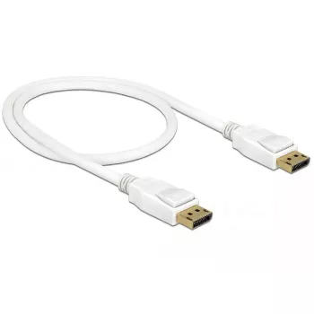 DisplayPort kabelis DeLOCK 85507 0,5 m balts
