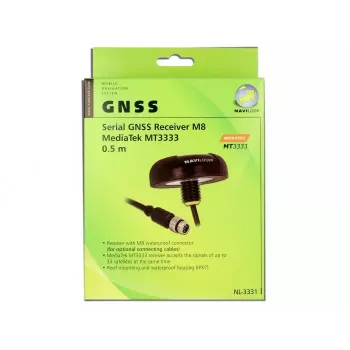 GPS uztvērēja modulis Navilock 60326 M8 99 kanāli Melns