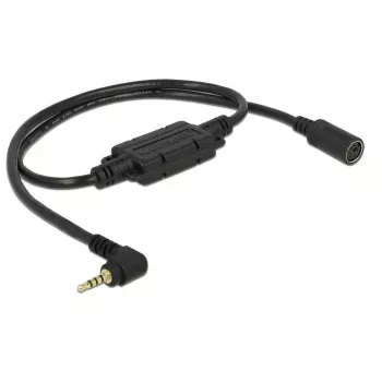Audio kabelis Navilock 62881 0,52m 2,5mm melns