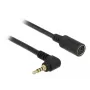 Audio kabelis Navilock 62881 0,52m 2,5mm melns