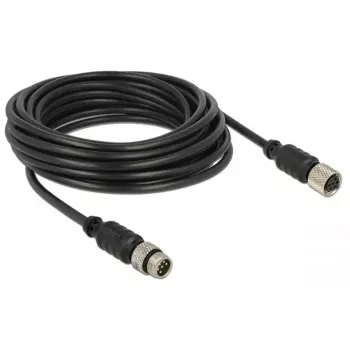 Seriālais kabelis Navilock 62974 Melns 5 m M8