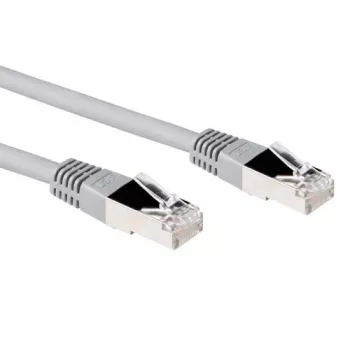 ACT pelēks 5 metru LSZH U/UTP CAT5E komutācijas kabelis ar RJ45 savienotājiem