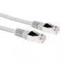 ACT 5 m pelēks LSZH F/UTP CAT5E ielāpu vads ar RJ45 savienotājiem