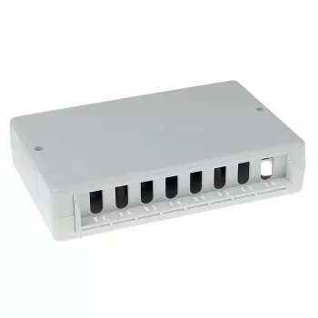 Virsmas montāžas kārba ACT FA5000 neekranēta 8 portu Cat5e — 171,4×38×118,8 mm