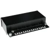 Virsmas montējama ekranēta lāpīšanas kārba ACT 8-portu CAT6, 173×44 mm