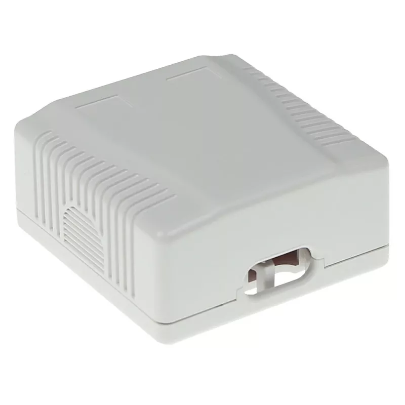 Virsmas montāžas kārba 2-portu CAT6 neekranēta ACT FA6002, 29×61×29,5 mm