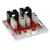 Virsmas montāžas kārba 2-portu CAT6 neekranēta ACT FA6002, 29×61×29,5 mm