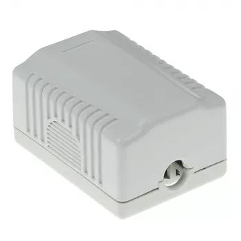 Virsmas montāžas ekranēta kontaktligzdu kārba ACT FA5005 1× CAT5E ligzdai, 39×29,5×54 mm