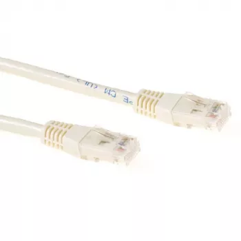 ACT Ivory 25 m U/UTP CAT6 komutācijas kabelis ar RJ45 savienotājiem