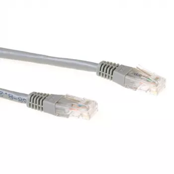 ACT pelēks 25 metru U/UTP CAT6 komutācijas kabelis ar RJ45 savienotājiem