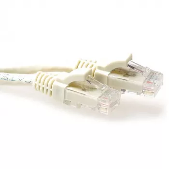 ACT Ivory 25 m U/UTP CAT6 komutācijas kabelis ar aizsargājamiem RJ45 savienotājiem