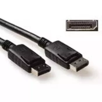 DisplayPort kabelis vīriešu - vīriešu ACT AK3981 3 metri barošanas kontakts 20 savienots