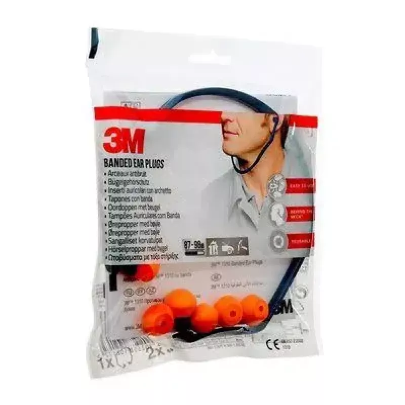 3M 1310C1 ausu aizbāznis Atkārtoti lietojams ausu aizbāznis Zila, Dzeltena