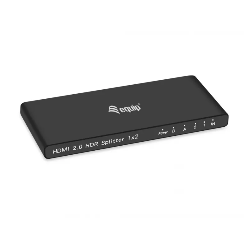 Equip Ultra plāns 2-portu HDMI 2.0 sadalītājs